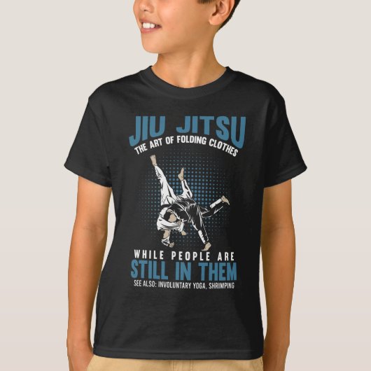 柔術おもしろい実戦闘機BJJトレーニング・ユーモア Tシャツ (正面)