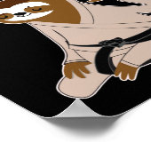 柔術がブラジル転がの柔術を遅らせる ポスター (角)