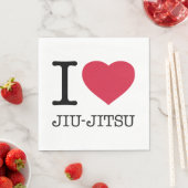 柔術が大好き スタンダードランチョンナプキン (インサイチュ)