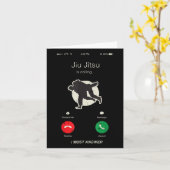 柔術が格闘技をクールに呼ぶMMAファイター カード (黄色い花)