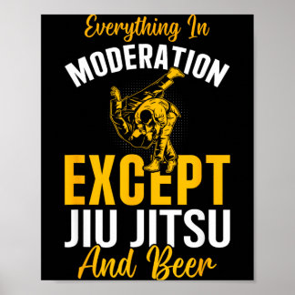 柔術とビールを除く全てはほどほどに ポスター