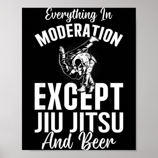 柔術とビール以外のことは全てほどほどに ポスター (正面)