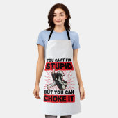 柔術の実愚かな修正はできないが、それを窒息させることができる エプロン (着用した状態)