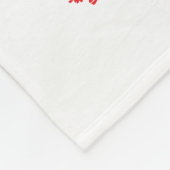 柔術の実愚かな修正はできないが、それを窒息させることができる フリースブランケット (角)