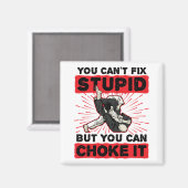 柔術の実愚かな修正はできないが、それを窒息させることができる マグネット (正面/裏面)