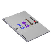 柔術の実訓練チェス、ギフトbjj文字。 ノートブック (右側)