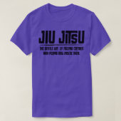 柔術は折り畳み服の柔術 Tシャツ (デザイン正面)