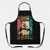 柔術は私が最も古い男性だったように仮定してあなただった エプロン (正面)