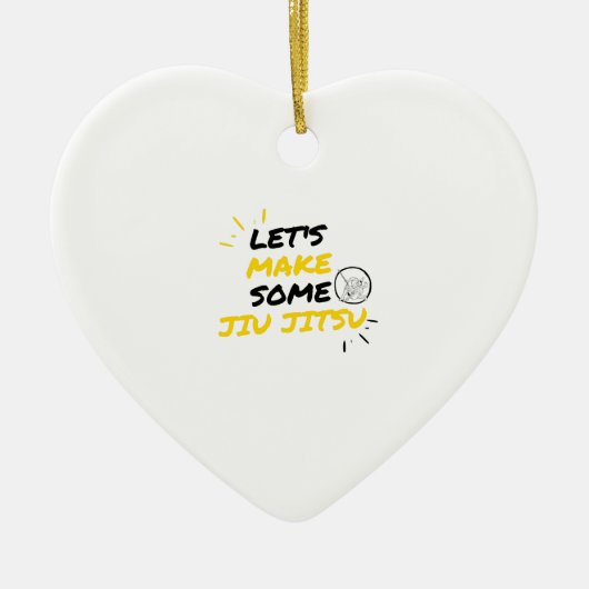 柔術を作ろう セラミックオーナメント (正面)