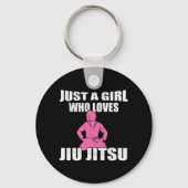 柔術を愛する女の子だけのギフトアイディア キーホルダー (正面)