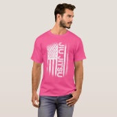 柔術アメリカ国旗ブラジリアン柔術メンズ記 Tシャツ (正面フル)