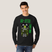 柔術エイリアン宇宙飛行士チルmmaグラップルムアイT Tシャツ (正面フル)
