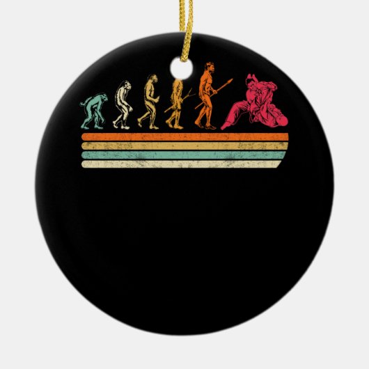 柔術エボリューションTシャツBRAILIAN JITSU mma セラミックオーナメント (正面)