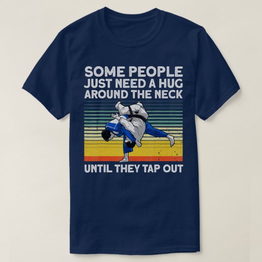 柔術カッコいい女子男性へBJJブラジルジ Tシャツ (デザイン正面)