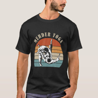 柔術ギフト殺人ヨガヴィンテージレトロBJJマルティ Tシャツ