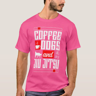 柔術コーヒー犬コーヒー犬と柔術 Tシャツ