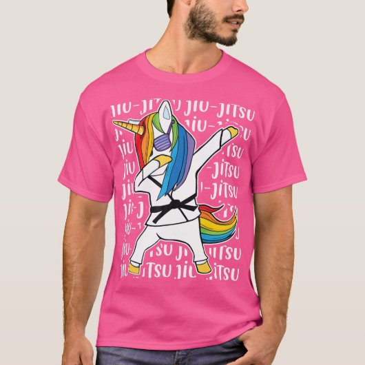 柔術ジャブUnicornシャツ – Jiu Jitsu Shirts Tシャツ (正面)