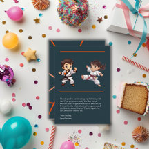 柔術チャンピオン誕生日感謝カード