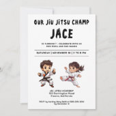 柔術チャンプバースデーパーティー招待 招待状 (正面)