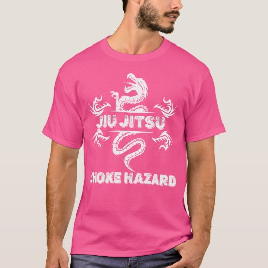 柔術チョークハザード空手ボクシングムエタイキック Tシャツ (正面)
