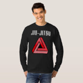 柔術トライアングルmma Bjj Muayタイmma Figh Tシャツ (正面フル)