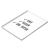 柔術トレーニングジャーナル – ペ空白のージ ノートブック (左側)