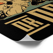 柔術ビジタップスナップまたは昼寝レトロヴィンテージ ポスター (角)