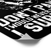 柔術ビジ柔術は私は決してパニックしない ポスター (角)