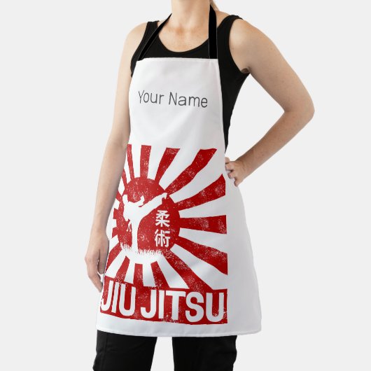 柔術ファイター日本のヴィンテージ武術芸術 エプロン (インサイチュ)