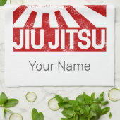 柔術ファイター日本のヴィンテージ武術芸術 キッチンタオル (折り畳み)