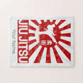 柔術ファイター日本のヴィンテージ武術芸術 ジグソーパズル (横)