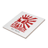 柔術ファイター日本のヴィンテージ武術芸術 タイル (側面)