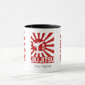 柔術ファイター日本のヴィンテージ武術芸術 マグカップ (中央)