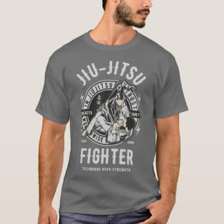 柔術ファイターmma空手武術芸術 tシャツ