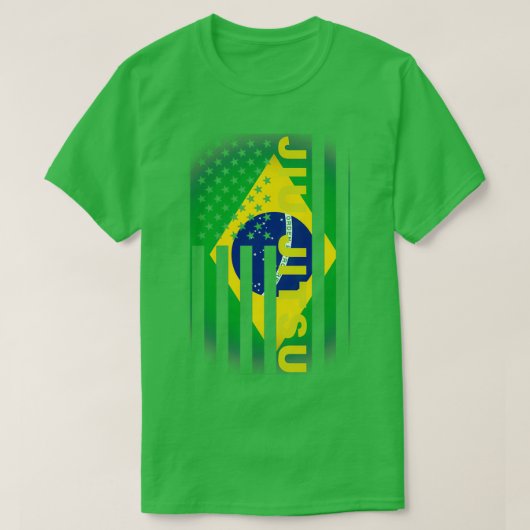 柔術ブラジル統一された州国旗7 Tシャツ (デザイン正面)
