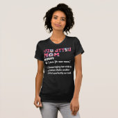 柔術ママ定義フローラ Tシャツ (正面フル)