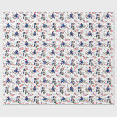 柔術メリークリスマスラッピング紙 ラッピングペーパー (フラット)