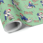 柔術メリークリスマスラッピング紙 ラッピングペーパー (ロールコーナー)