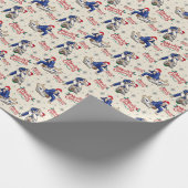 柔術メリークリスマスラッピング紙 ラッピングペーパー (角)