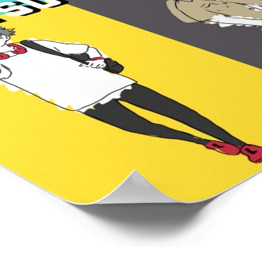 柔術回戦オリジナル ポスター (角)