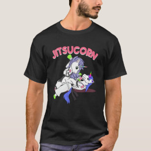柔術実可愛いユニコーン自己防衛 Tシャツ