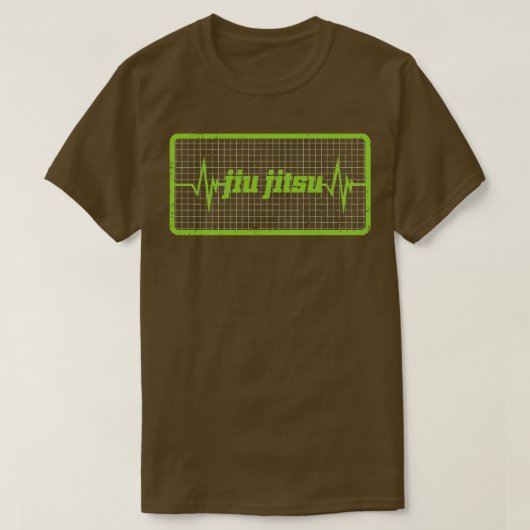 柔術実戦心拍脈 Tシャツ (デザイン正面)