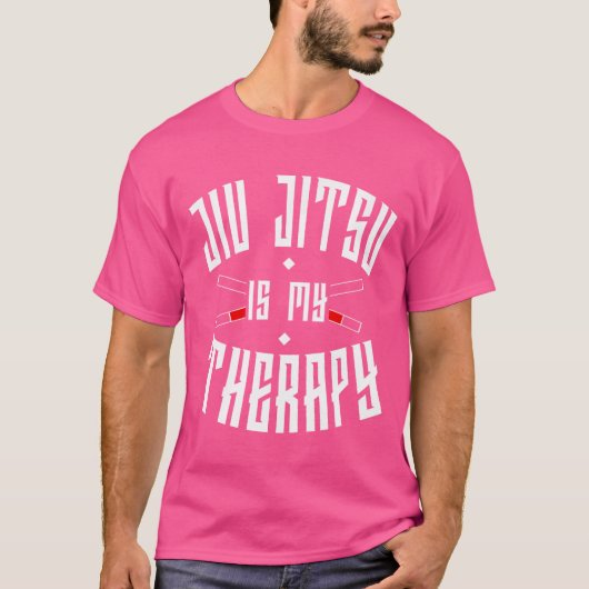 柔術実柔術は私のセラピー Tシャツ (正面)