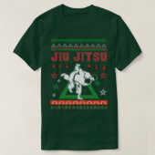 柔術実醜いクリスマスセーター1 Tシャツ (デザイン正面)