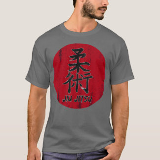 柔術日本の漢字BJJ mma Tシャツ