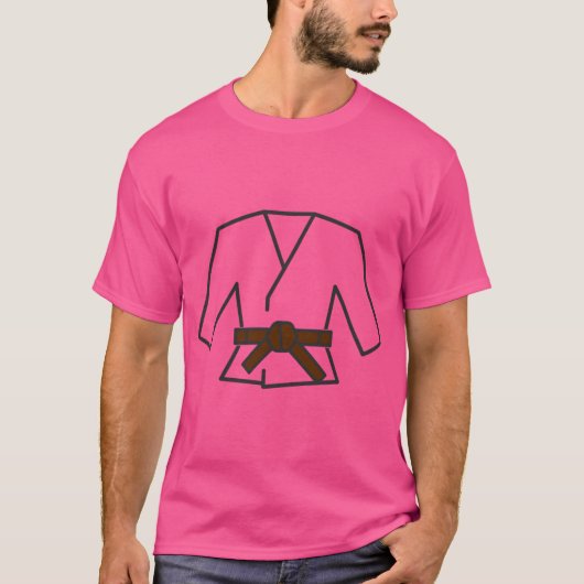 柔術柔術柔術Bjjブラウン Tシャツ (正面)