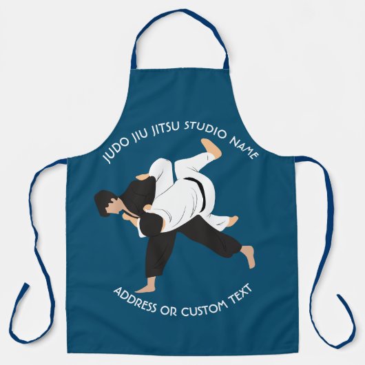 柔術柔道武術工房 エプロン (正面)