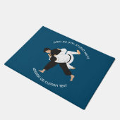 柔術柔道武術工房 ドアマット (アングル)