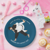 柔術柔道武術工房 ペーパープレート (パーティー)