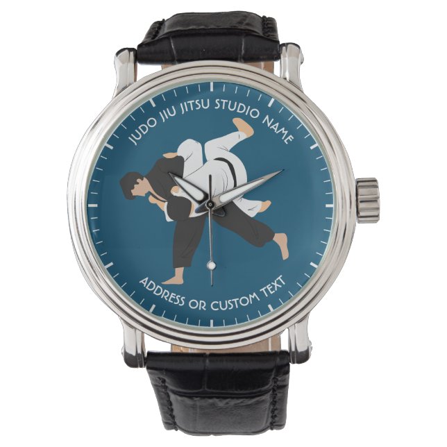 柔術柔道武術工房 腕時計 (正面)